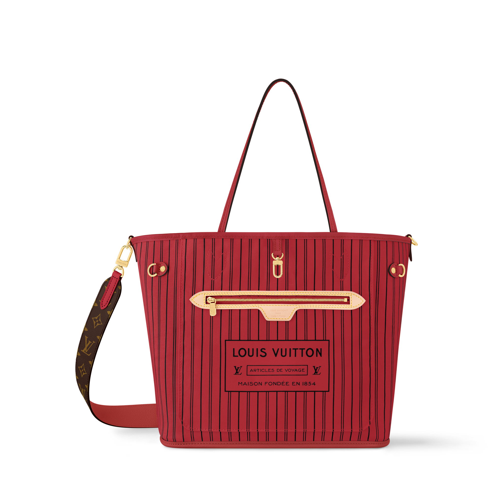 Neverfull Bandoulière Inside Out MM Monogram Canvas - Women Bags